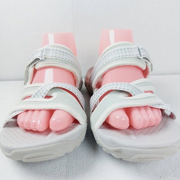 Skechers Women's Ivory White Reggae Suede Slip-On Slide Sandal Size US 8.5 - Picture 4 of 12